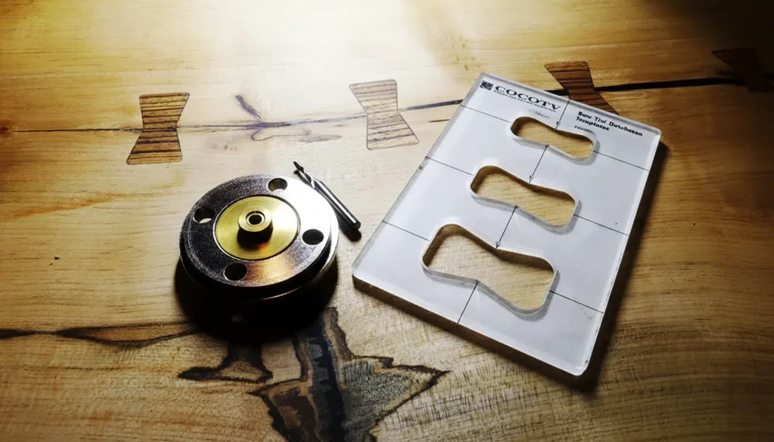 Maîtrisez l’Art du Gabarit de Défonceuse : De la Découpe Simple à l’Élégance d’une clé Papillon ou Inlay Dutchman