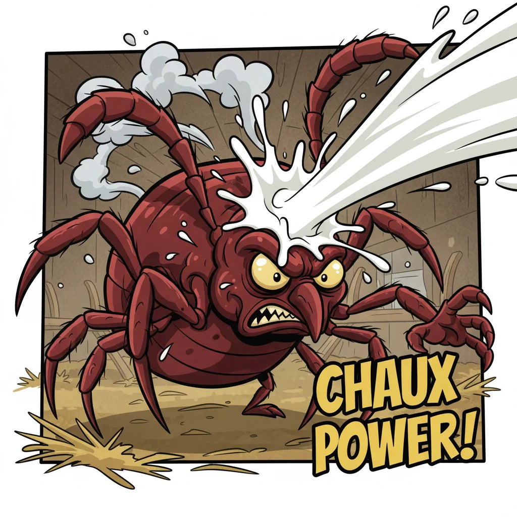 Poux de Poule : La Seule Méthode Efficace – Hygiène Impeccable et Chaux Éteinte