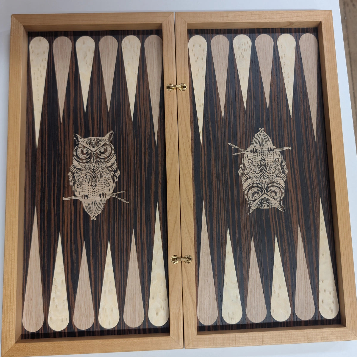 Plateau Backgammon Hibou – Numero 7/10