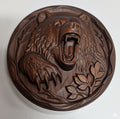 Gravure CNC d'Ours en Bois