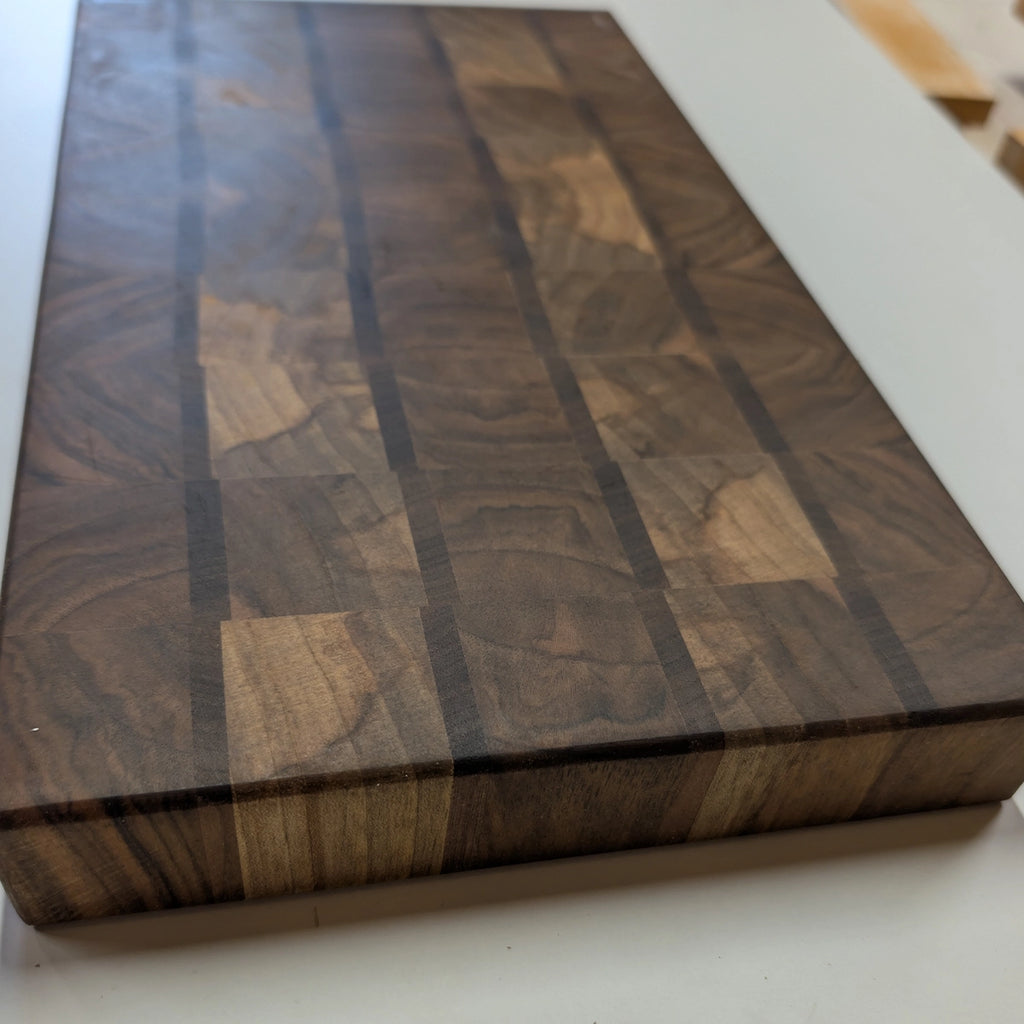 Billot en bois debout : Noyer massif