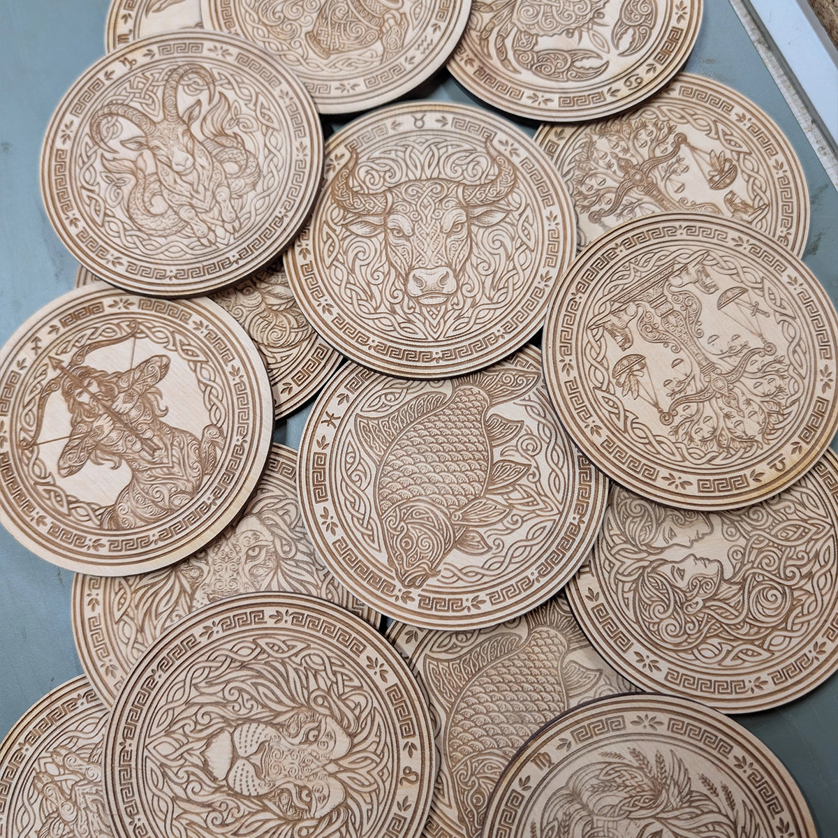 Dessous de verres Signes du Zodiaque