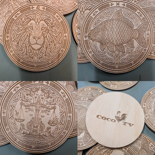 Dessous de verres Signes du Zodiaque